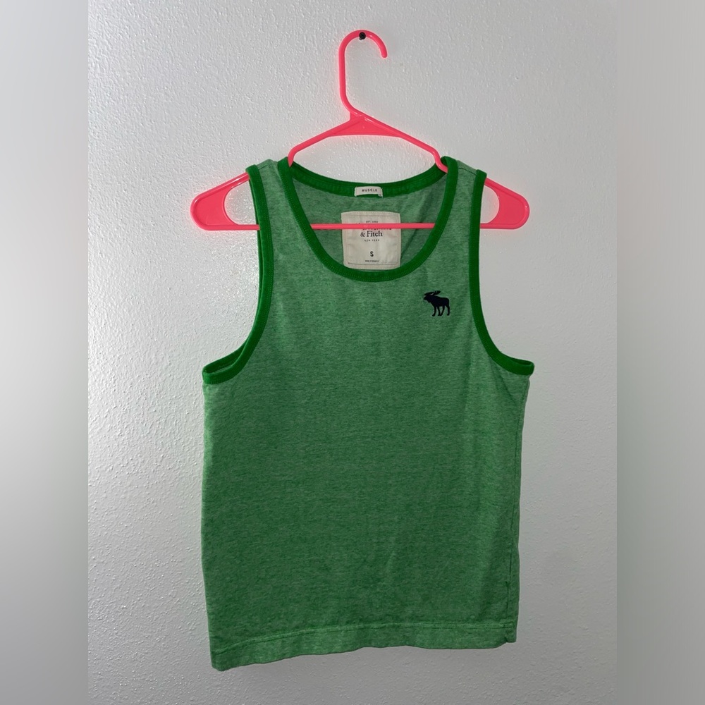 ABERCROMBIE green muscle tank